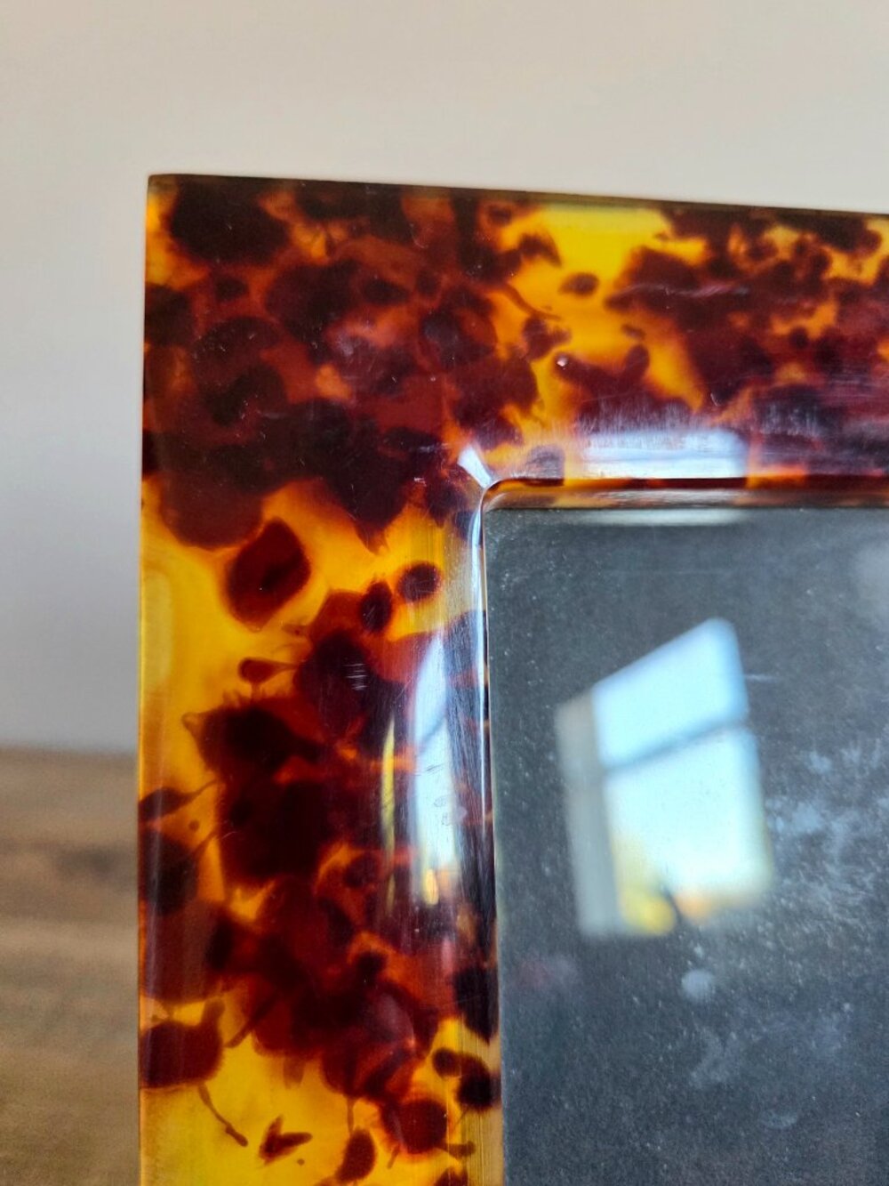 Lucite Tortoise Shell Picture Frame - Picture 8 of 8